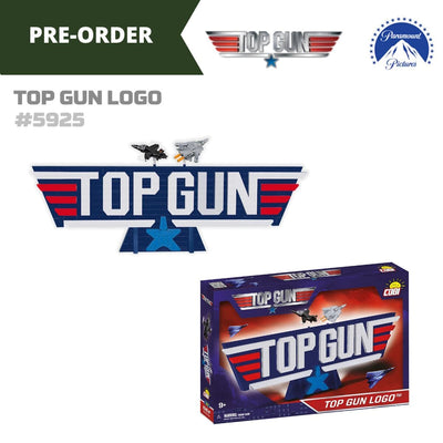 Top Gun logo brick model 40th Anniversary - COBI 5925 - 620 bricks Planes Cobi 