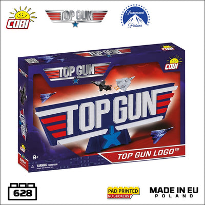 Top Gun logo brick model 40th Anniversary - COBI 5925 - 620 bricks Planes Cobi 