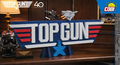 Top Gun logo brick model 40th Anniversary - COBI 5925 - 620 bricks Planes Cobi 
