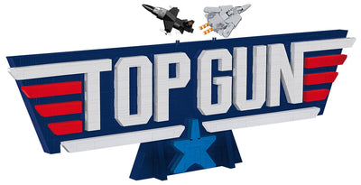 Top Gun logo brick model 40th Anniversary - COBI 5925 - 628 bricks Planes Cobi 
