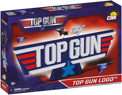 Top Gun logo brick model 40th Anniversary - COBI 5925 - 628 bricks Planes Cobi 