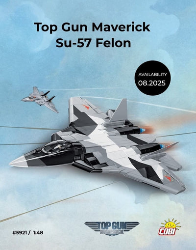 Top Gun SU-57 Felon brick plane model - COBI 5921 - 816 bricks Planes Cobi 