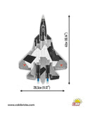 Top Gun SU-57 Felon brick plane model - COBI 5921 - 816 bricks Planes Cobi 