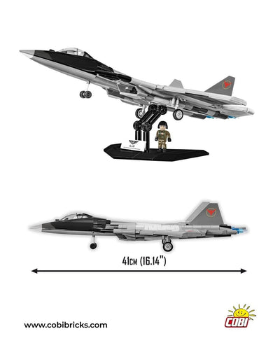 Top Gun SU-57 Felon brick plane model - COBI 5921 - 816 bricks Planes Cobi 