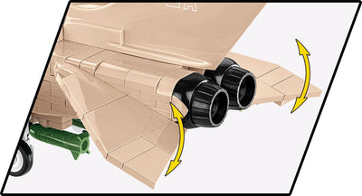 Tornado GR1 "MIG Eater" brick plane model - COBI 5854 - 527 bricks Planes Cobi 