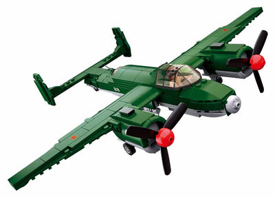 Tupolev TU-2 Bomber brick model plane - Sluban M38-B0688 - 311 bricks Planes SLUBAN 