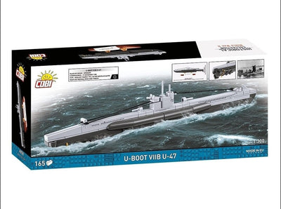 U-BOOT U-47 VIIB submarine brick model - COBI 4858 - 162 bricks Ship Cobi 