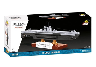 U-BOOT U-47 VIIB submarine brick model - COBI 4858 - 162 bricks Ship Cobi 