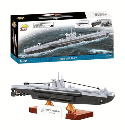 U-BOOT U-47 VIIB submarine brick model - COBI 4858 - 165 bricks Ship Cobi 