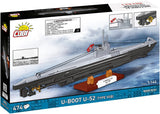 U-Boot U-52 VIIB submarine brick model - COBI 4852 - 470 bricks Ship Cobi 