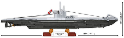 U-Boot U-52 VIIB submarine brick model - COBI 4852 - 470 bricks Ship Cobi 