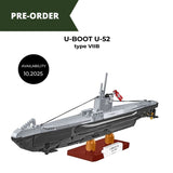 U-BOOT U-52 VIIB submarine brick model - COBI 4852 - 470 bricks Ship Cobi 