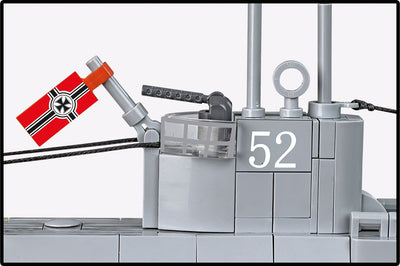 U-Boot U-52 VIIB submarine brick model - COBI 4852 - 470 bricks Ship Cobi 