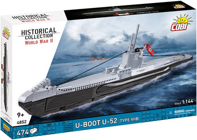 U-Boot U-52 VIIB submarine brick model - COBI 4852 - 470 bricks Ship Cobi 