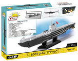 U-Boot U-96 (TYP VIIC) brick model - COBI 4847 - 444 bricks Ship Cobi 