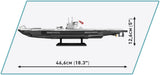 U-Boot U-96 (TYP VIIC) brick model - COBI 4847 - 444 bricks Ship Cobi 