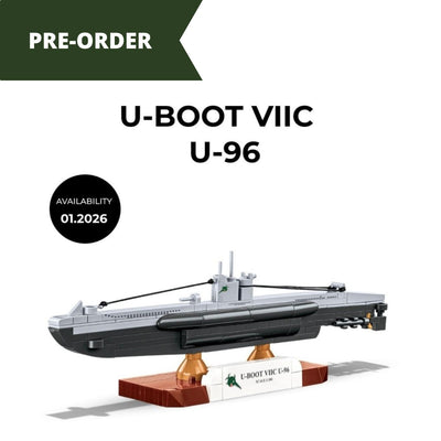 U-Boot VIIC U-96 submarine brick model - COBI 4857 - 158 bricks Ship Cobi 