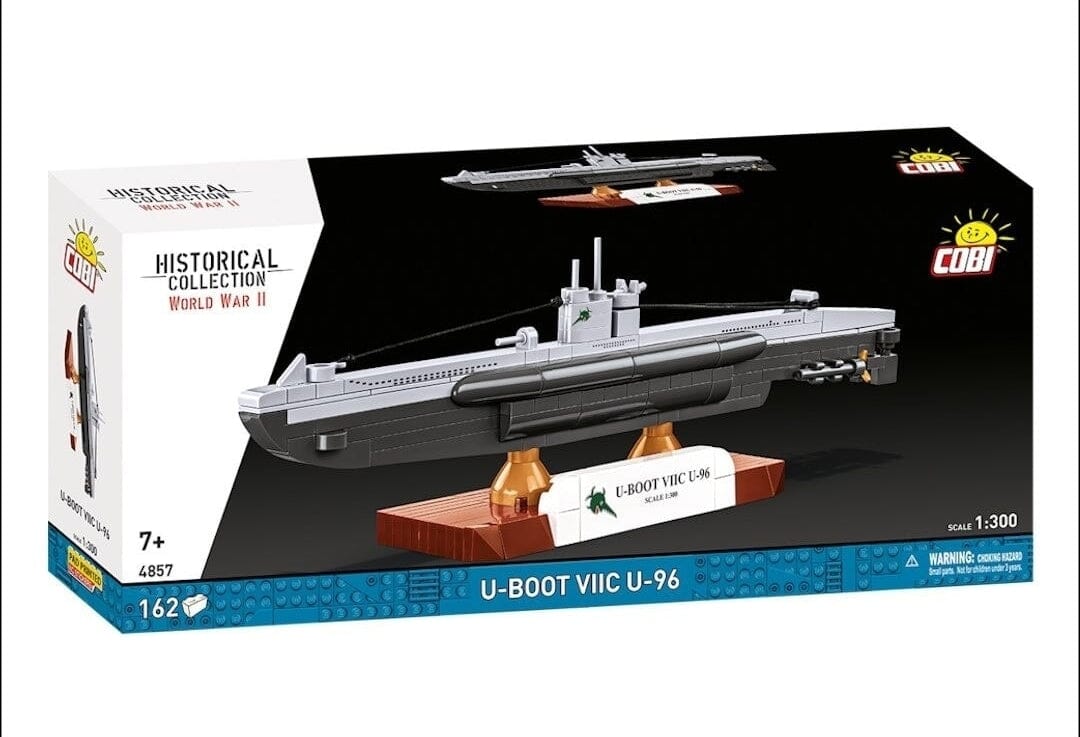 Pebaro Kit De Construction En Bois U-Boot - 30 Pièces, 2 Planches 37,5x23,5 Cm - Maquette à Emboîter, Sans Colle - Développe La Dextérité
