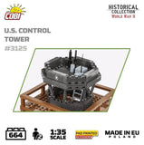 US Control Tower brick model - COBI 3125 - 664 bricks Architecture Cobi 