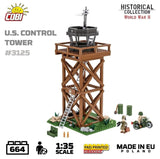 US Control Tower brick model - COBI 3125 - 664 bricks Architecture Cobi 