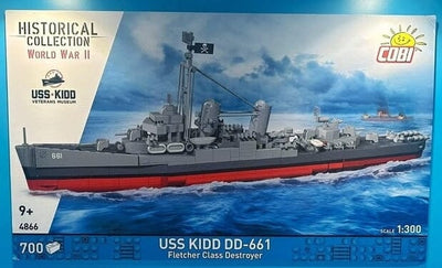 USS Kidd battleship brick model - COBI 4866 - 700 bricks Ship Cobi 