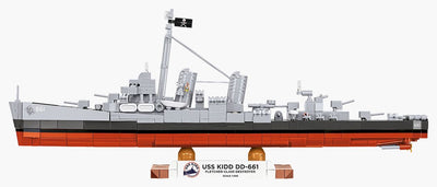 USS Kidd battleship brick model - COBI 4866 - 706 bricks Ship Cobi 