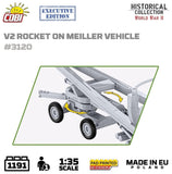 V2 rocket on Meiller vehicle brick model - COBI 3120 - 1191 bricks EXECUTIVE EDITION Other Military Cobi 