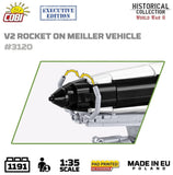 V2 rocket on Meiller vehicle brick model - COBI 3120 - 1191 bricks EXECUTIVE EDITION Other Military Cobi 