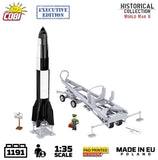 V2 rocket on Meiller vehicle brick model - COBI 3120 - 1191 bricks EXECUTIVE EDITION Other Military Cobi 