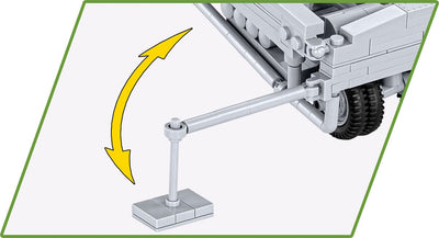 V2 rocket on Meiller vehicle brick model - COBI 3120 - 1210 bricks EXECUTIVE EDITION Other Military Cobi 