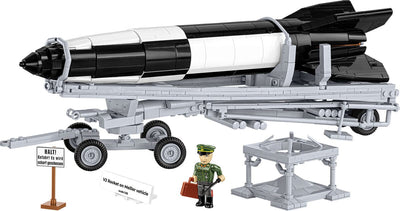 V2 rocket on Meiller vehicle brick model - COBI 3120 - 1210 bricks EXECUTIVE EDITION Other Military Cobi 