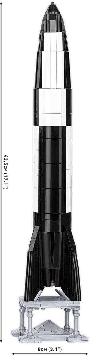V2 rocket on Meiller vehicle brick model - COBI 3120 - 1210 bricks EXECUTIVE EDITION Other Military Cobi 