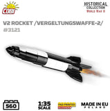 V2 rocket / Vergeltungswaffe-2 brick model - COBI 3121 - 560 bricks Other Military Cobi 