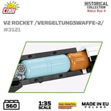 V2 rocket / Vergeltungswaffe-2 brick model - COBI 3121 - 560 bricks Other Military Cobi 