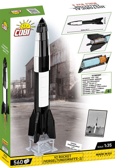 V2 rocket / Vergeltungswaffe-2 brick model - COBI 3121 - 600 bricks Other Military Cobi 
