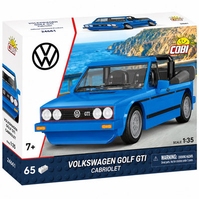 Volkswagen Golf GTI Cabriolet (1984) car brick model - COBI 24661 - 66 bricks car Cobi 