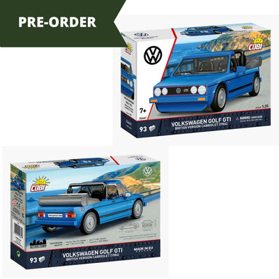 Volkswagen Golf GTI Cabriolet (1984) car brick model - COBI 24661 - 93 bricks car Cobi 