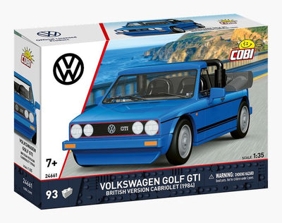 Volkswagen Golf GTI Cabriolet (1984) car brick model - COBI 24661 - 93 bricks car Cobi 