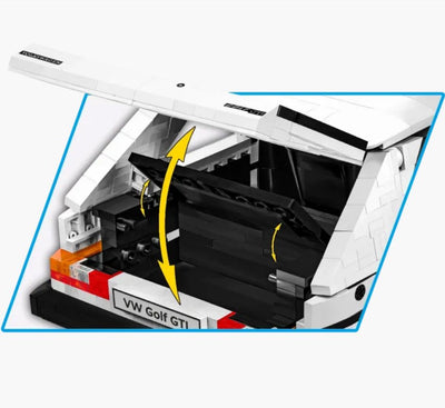 Volkswagen Golf GTI car brick model (1976-1983) - COBI 24358 - 1710 bricks car Cobi 