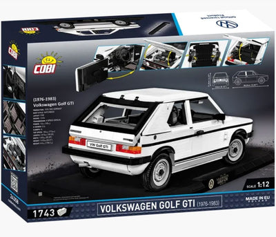 Volkswagen Golf GTI car brick model (1976-1983) - COBI 24358 - 1710 bricks car Cobi 