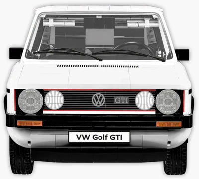 Volkswagen Golf GTI car brick model (1976-1983) - COBI 24358 - 1710 bricks car Cobi 