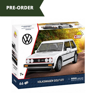 Volkswagen Golf GTI (white) car brick model - COBI 24662 - 68 bricks car Cobi 