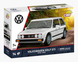Volkswagen Golf GTI (white) car brick model - COBI 24662 - 74 bricks car Cobi 