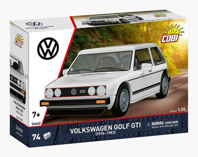 Volkswagen Golf GTI (white) car brick model - COBI 24662 - 74 bricks car Cobi 