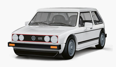 Volkswagen Golf GTI (white) car brick model - COBI 24662 - 74 bricks car Cobi 