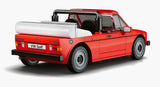 Volkswagen Golf I Cabriolet (red) car brick model - COBI 24660 - 89 bricks car Cobi 