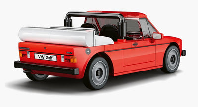 Volkswagen Golf I Cabriolet (red) car brick model - COBI 24660 - 89 bricks car Cobi 