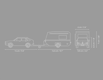 Volkswagen Passat B1 & caravan car brick model - COBI 24643 - 361 bricks car Cobi 
