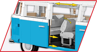 Volkswagen T2a Campervan brick model - COBI 24362 - 2300 bricks car Cobi 