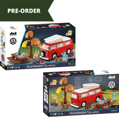Volkswagen T2a Campingwagen brick model - COBI 24616 - 287 bricks car Cobi 
